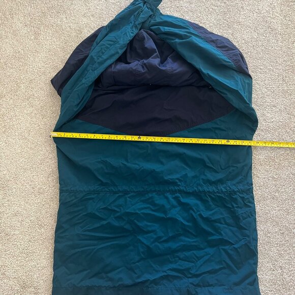 Lands End 90s Vintage Retro Utility Chore Barn Jacket Purple Teal Blue Large - Picture 6 of 8